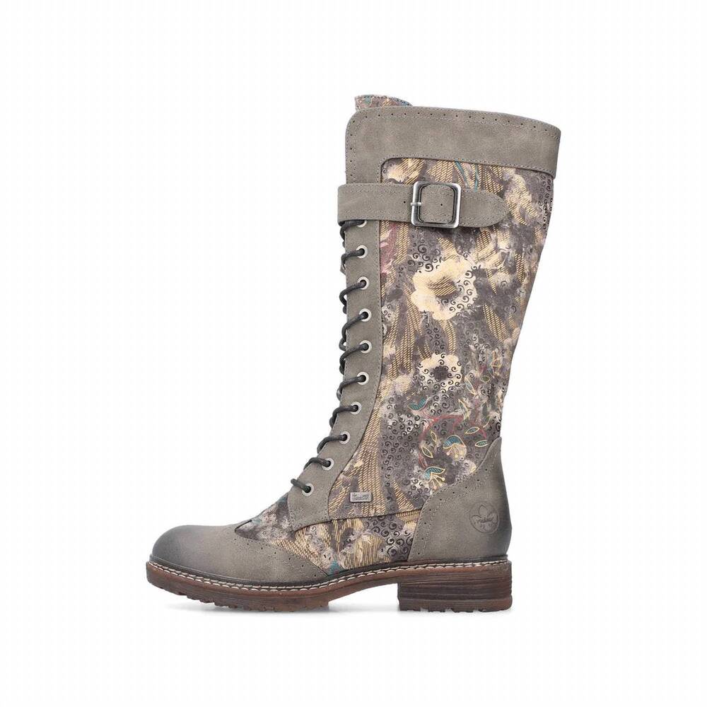 NEW RIEKER women's high boot in multi